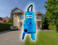 Фекальный насос HOMA Barracuda GRP успешно работает 11 лет в частном доме